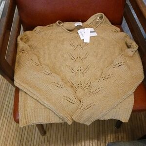 Cozy Knit Sweater in Tan